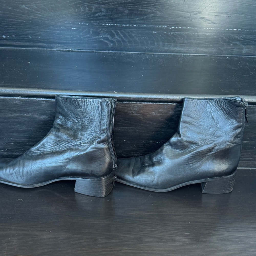 Stuart Weitzman Black Ankle Booties